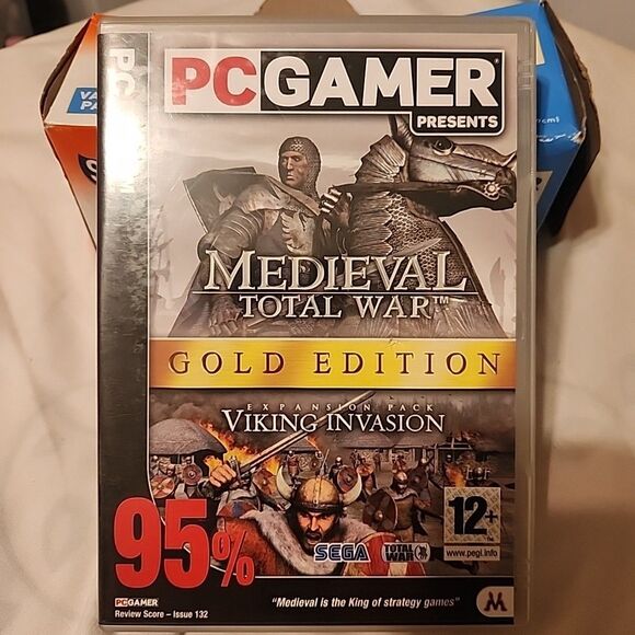 Medieval Total War "GOLD EDITION" Viking Invasion PC DVD-Rom PC Gamer - Picture 1 of 3